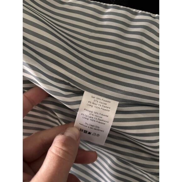 NWT Veronica Beard Cutaway Checkered Dickey Jacket Blazer Size 0 - Picture 12 of 13